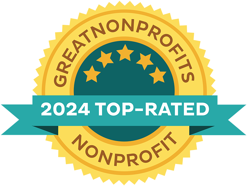 2024 Great Nonprofits Award Badge Top-Rated.