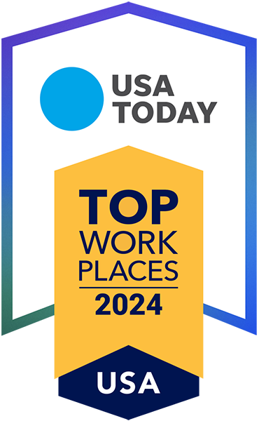 USA Today Top Work Places 2024 Badge.